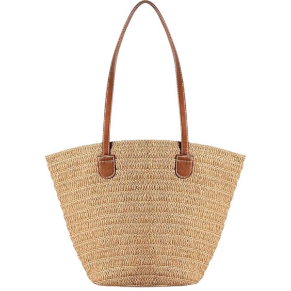 Handmade Straw Beach Bag (beige)