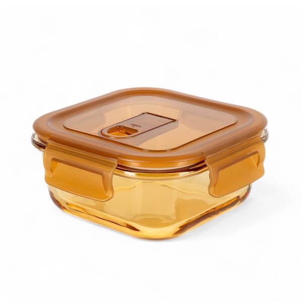 Borosilicate Glass Storage Container with Airtight Lid 17.6 oz