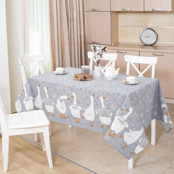 Daisies Cotton Tablecloth