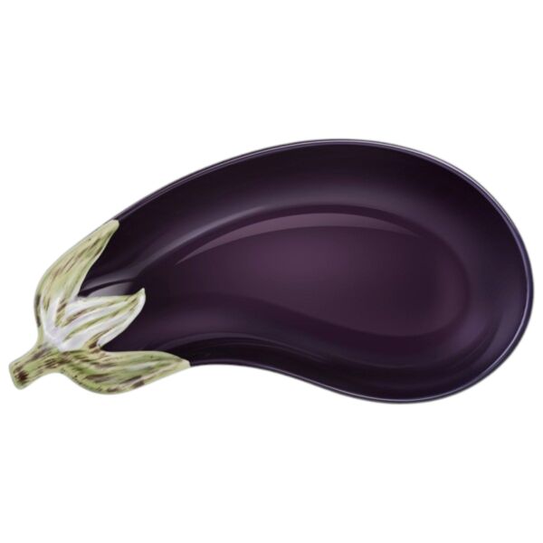 Eggplant Ceramic Serving Dish