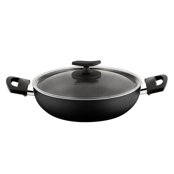 RAGNAR Eco Sunday Non-Stick Low Casserole Pot with Glass Lid