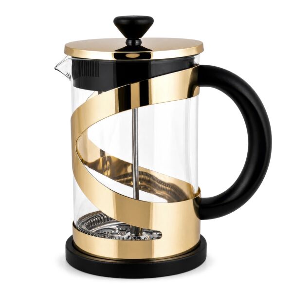 Glass French Press for Tea and Coffee Gold
