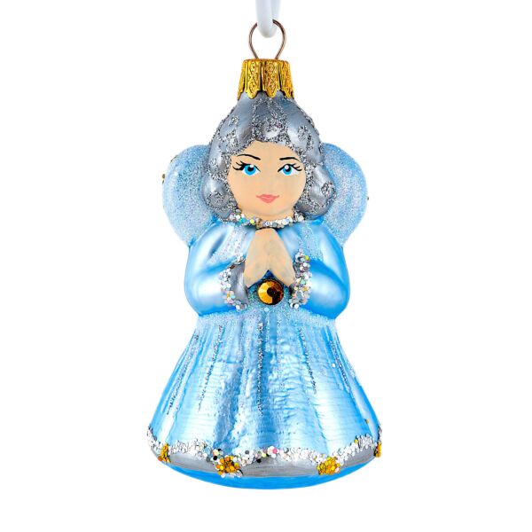 Angel Glass Christmas Tree Ornament