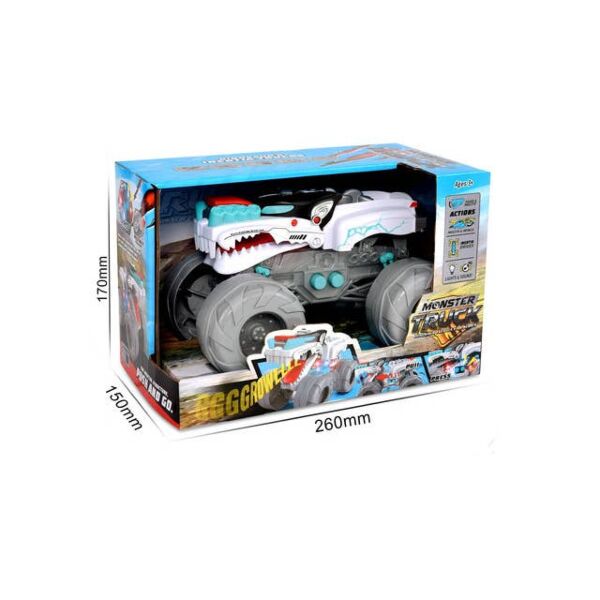 Dinosaur Monster Truck Toys (white)