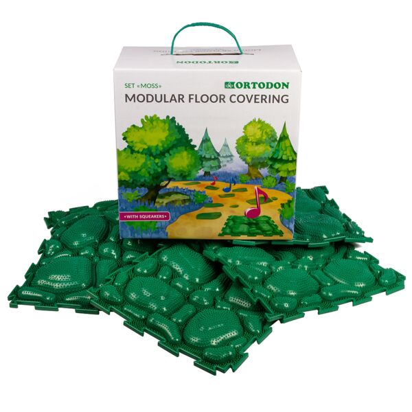 Ortodon Moss Modular Sensory Mats with Squeakers