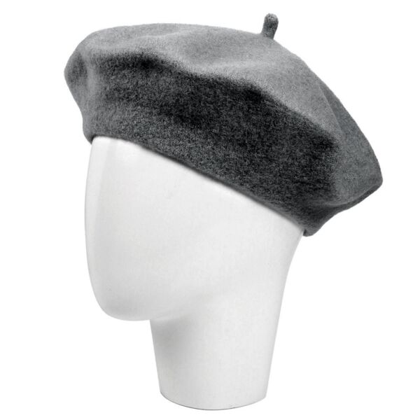 Graphite Classic Wool Beret