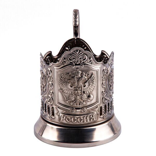 Imperial Russian Coat of Arms Glass Holder