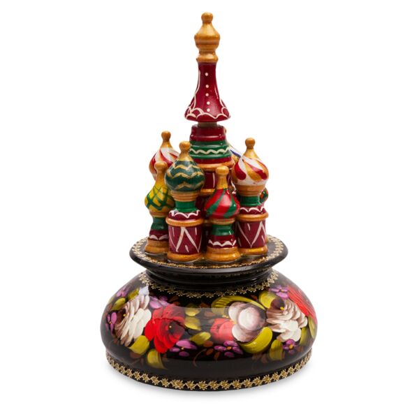 Music Box St. Basil&#039;s Cathedral Zhostovo 