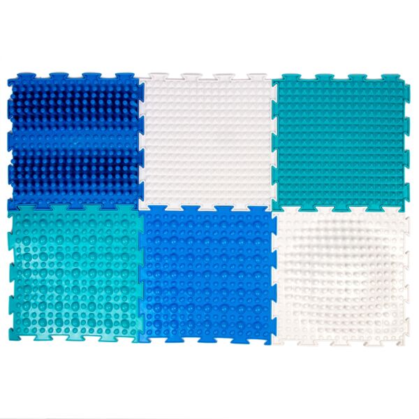 Iceberg Set of Massage Mats (8 mats x 9.8x9.8&#039;&#039;)