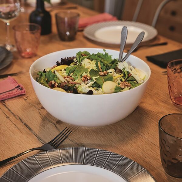Diwali Glass Salad Bowl