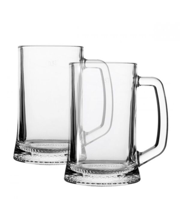 Dresden Beer Glass Set of 2