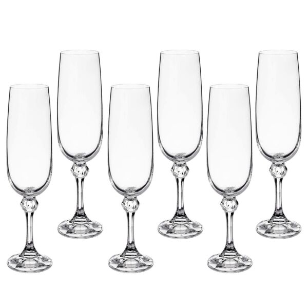 Julia Champagne Glasses Set of 6