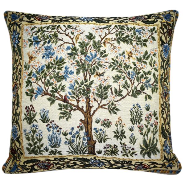 Blooming Apple Tree. William Morris Tapestry Pillow