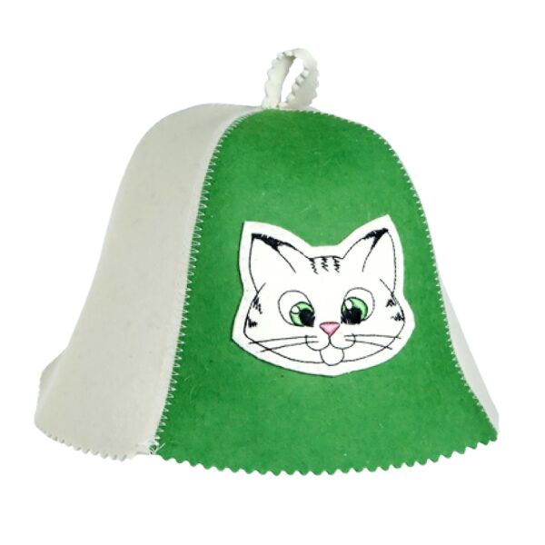 Kitten Children&#039;s Sauna Hat. Felt
