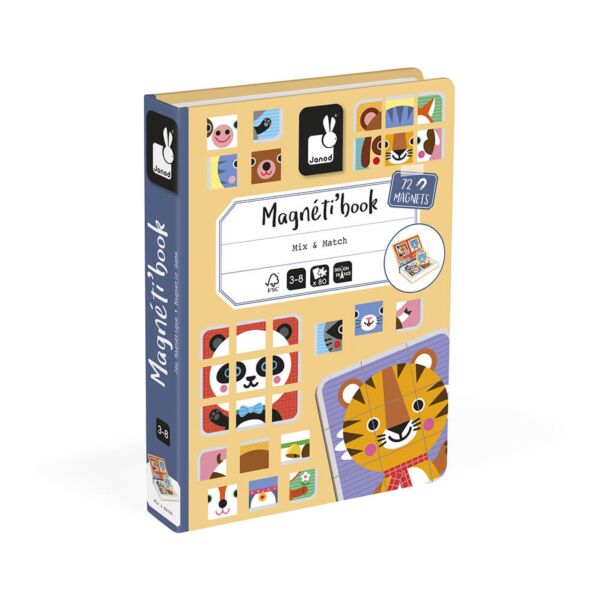 Mix & Match Animals Magneti'book by Janod