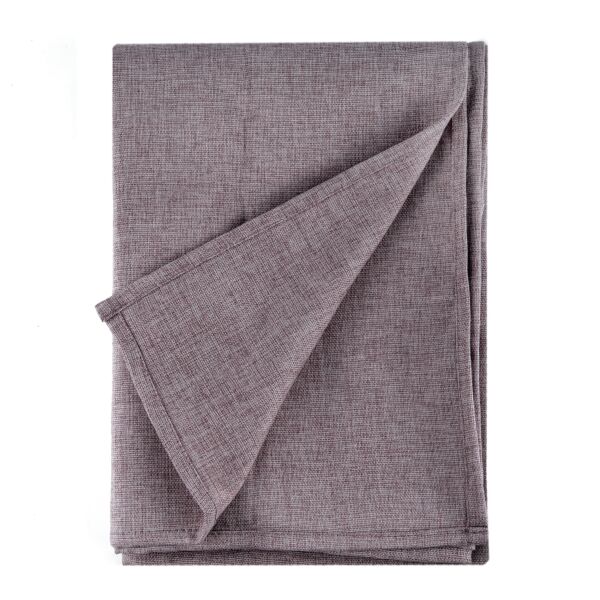 Waterproof Faux Linen Tablecloth in Taupe