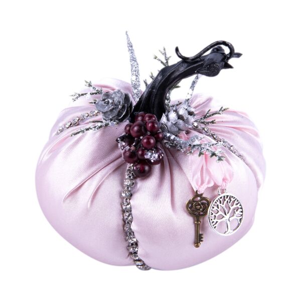 Pink Textile Pumpkin