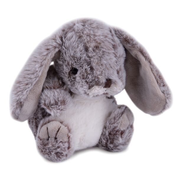 Pebble Grey Bunny Plush Toy Clever Monsters 7&quot;