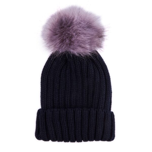 Black Hat For Kids with Pompom