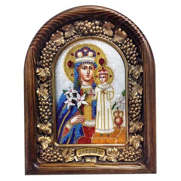 The Unfading Flower Beads Orthodox Icon 
