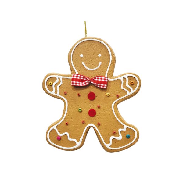 Gingerbread Man Christmas Tree Ornament by STP Goods