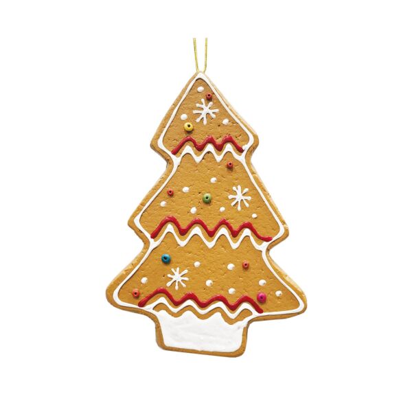 Large Gingerbread Soft Christmas Tree Ornament by STP Goods