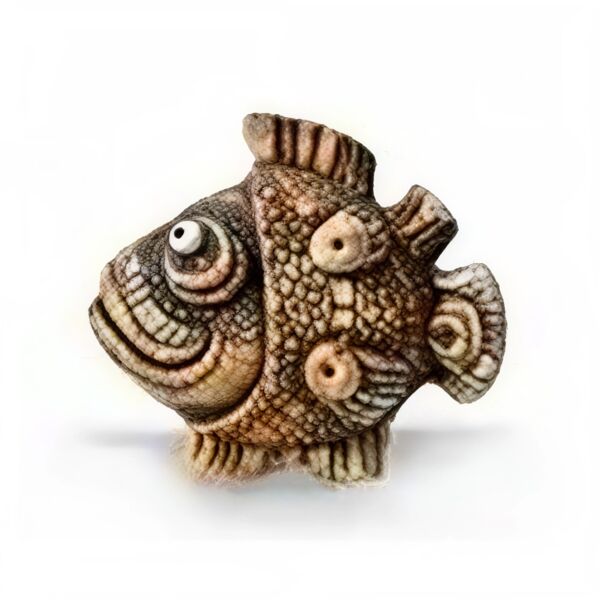 Warm Seas Fish Handmade Ceramic Figurine