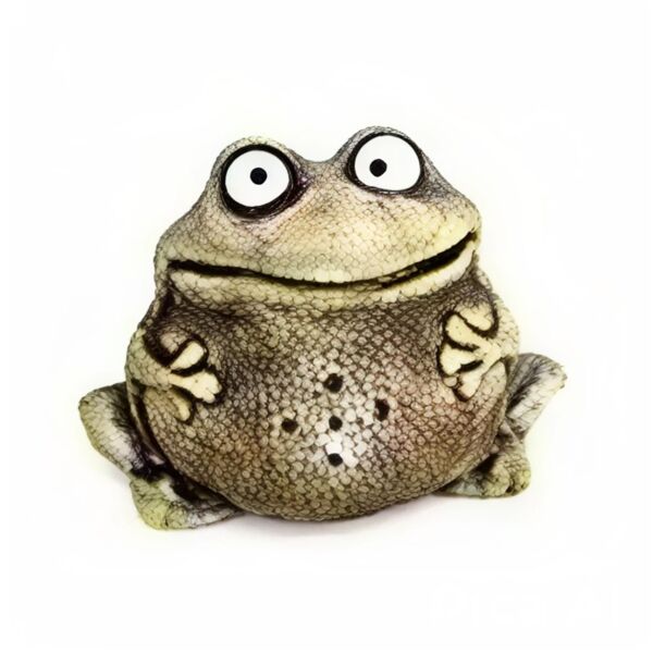Happy Frog Handmade Ceramic Figurine
