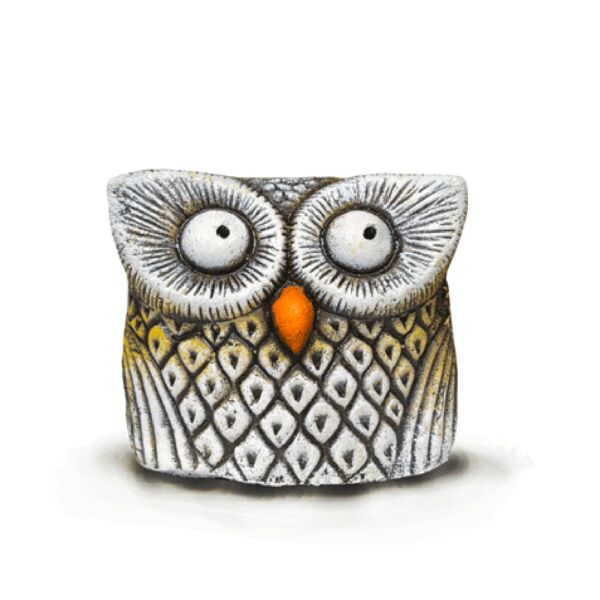 Owl Handmade Ceramic Figurine