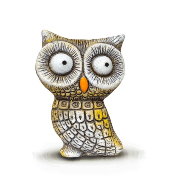 Owl Handmade Ceramic Figurine