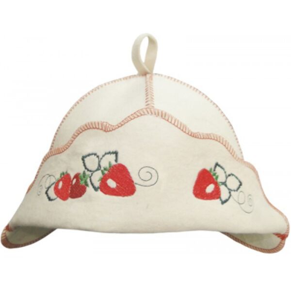 &quot;Strawberry&quot; Sauna Hat