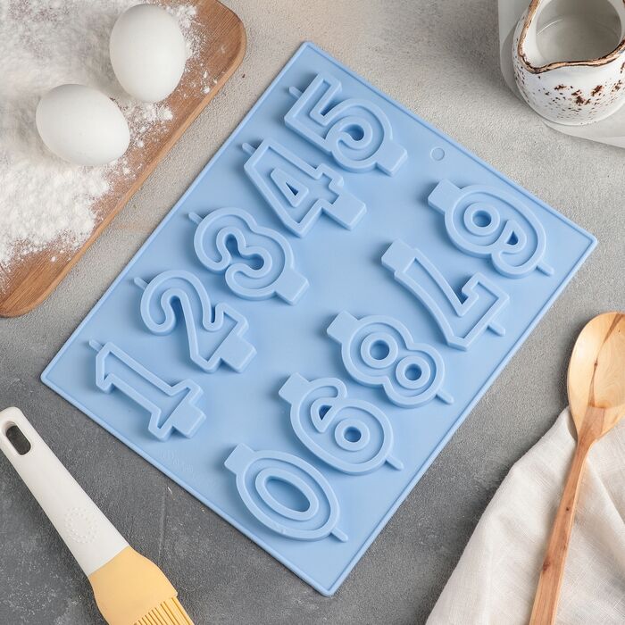 Numbers Shape Silicone Baking Mold