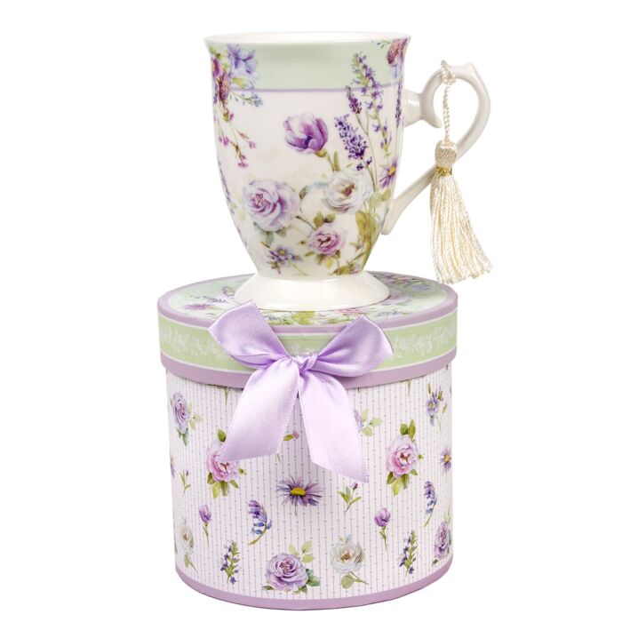 Bees & Lavender Mug in Gift Box 14 oz