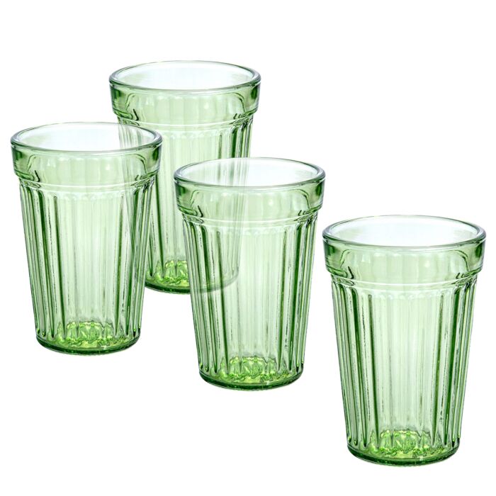 Levitea Drinking Glasses, Set of 4 (Green), 8.4 oz - Kroger
