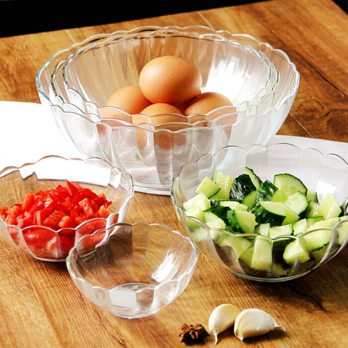 Glass Salad Bowls
