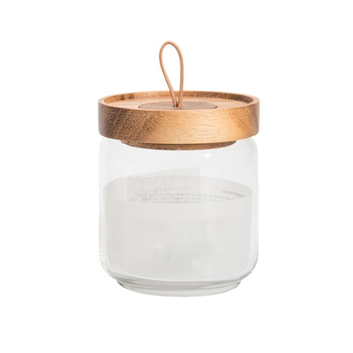 Glass Honey Jar with Spoon (large)