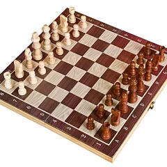 Magnetic Wooden Chess Set with Board (Large)