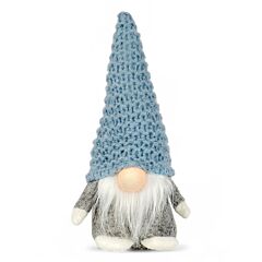 Winter Blue Gnome Fabric Christmas Decoration