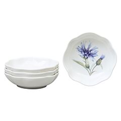 Cornflowers Porcelain Serving Bowl Set of 4