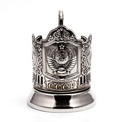 USSR Coat of Arms Glass Holder