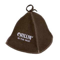Chillin' In the Heat Sauna Hat. Felt