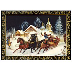 Troika Lacquer Miniature Trinket Box