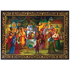 The Tale of Tsar Saltan Handmade Jewelry Trinket Box