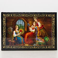 Scarlet Flower Lacquer Box