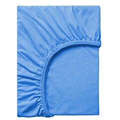 Blue Ultra Soft 100% Cotton Comfortable Fitted Sheet