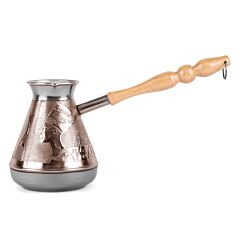 Egypt Copper Cezve with Wooden Handle