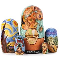 Vincent van Gogh Sunflowers Nesting Doll