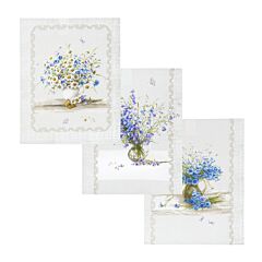 Wild Flowers Cotton Kitchen Towels Set of 3
