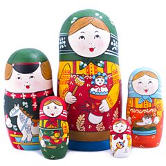 Toys Wooden Nesting Doll (5 pc.)