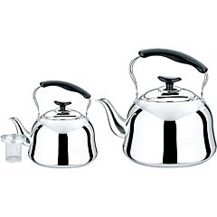 Stainless Steel Kettles with Infuser Set of 2